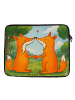 Mr. & Mrs. Panda Laptop Tasche Füchse Liebe Design ohne Spruch in Weiß