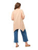 Ulla Popken Longshirt in helles pfirsich