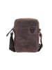 Strellson Schultertasche 'Richmond Clint in Dunkelbraun 13,00 x 18,00 x 5,00 cm'