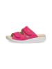VITAFORM Nubukleder Pantoletten in pink