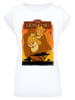 F4NT4STIC T-Shirt 'Disney König der Löwen Simba und Mufasa' in weiß
