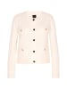 DreiMaster Klassik Damen Cardigan in Wollweiss