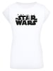 F4NT4STIC T-Shirt Star Wars Minimalist Logo in weiß