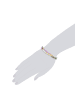 Lulu & Jane Armband aus Messing mit Naturstein in gelbgold