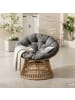 home24 home24 Gartensessel Dogger in Braun / Grau