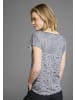Laura Scott T-Shirt in blau-gemustert