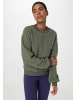 Hessnatur Fleece Sweatshirt in oliv