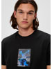 QS T-Shirt in 99D0_schwarz