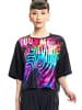 Winshape Functional Light and Soft Dance-Top DT109LS in rainbow zebra/black