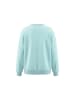 IZIA Women Sweatshirt in Aqua