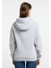 DreiMaster Maritim Damen Kapuzenpullover in Hellgrau Melange