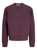 JACK & JONES Junior Scuba Sweatshirt Rundhals Loose Fit Jcolegacy in fudge
