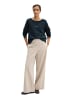Marc O'Polo Sweatshirt relaxed garment-dyed in Martime Blue