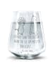 Mr. & Mrs. Panda Wasserglas Schildkröte Maus mit Spruch in Transparent