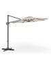COSTWAY Sonnenschirm Alu 300 x 300 cm in Beige