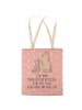 Mr. & Mrs. Panda Shopper Bag Bär Kind mit Spruch in Rot Pastell