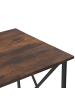 Beliani Schreibtisch FUTON in Braun/Schwarz - (W) 115 x (H) 76 x (L) 60 cm
