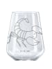 Mr. & Mrs. Panda Rotwein Glas Sternzeichen Skorpion ohne Spruch in Transparent