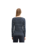 Tom Tailor Langarmshirt in navy white stripe