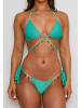 Moda Minx Bikini Hose Lumiere Seychelles Tie Side Brazilian in Sea Green