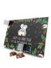 Mr. & Mrs. Panda Adventskalender Pinguine Kuscheln mit Spruch in Kreidetafel