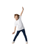 tectake Einfarbiges T-Shirt für Kinder, weiß