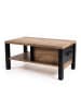 Helvetia Couchtisch Olin Appenzeller Fichte - schwarz 90 / 56 / 42cm
