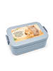 Mr. & Mrs. Panda MEPAL Bentobox Bären Liebe Design mit Spruch in Blau Pastell