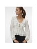Vero Moda Langarmbluse in Snow White