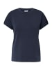 Cecil 'Silk Touch T-Shirt' Marineblau