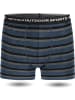 Normani Outdoor Sports Herren Merino Boxershorts Adelaide in Navy/Schwarz/Grau