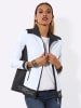creation L Shirtjacke in weiß-schwarz