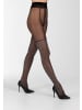 camano Strumpfhose overknee glam 1er Pack fine fashion 30 Denier in Schwarz silber