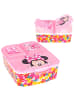 Disney Minnie Mouse Brotdose Mouse | 3 Fächer | Minnie Maus | Lunch to Go | Vesper Dose