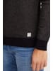 BLEND Strickpullover in schwarz