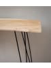 KADIMA DESIGN Konsolentisch 150x36x75 cm Massivholz Baumkante Anrichte Flur,