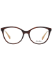 Max Mara Damen Optische Fassungen Schmetterling Braun