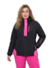 Ulla Popken Skijacke in schwarz