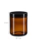 relaxdays 12 x Salbentiegel in Braun/ Schwarz - 240 ml
