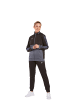 erima Unisex Erwachsene Six Wings Worker Jacke, Trainingsjacke in slate grey/schwarz