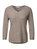 Cecil Pullover in toffee cream melange