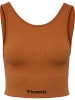 Hummel Hummel Top Hmlmt Yoga Damen Feuchtigkeitsabsorbierenden Nahtlosen in MOCHA BISQUE