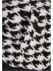 Urban Classics Urban Classics Damen Ladies Short Oversized AOP Sherpa Jacket in blackhoundstooth