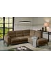 MF Design Cassada Recamiere Rechts in Braunbeige -  (L) 237 x (B) 277 x (H) 100 cm