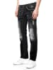 Rusty Neal Jeans Hose "RUBEN" Black Used in Anthrazit