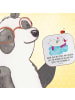 Mr. & Mrs. Panda Glasuntersetzer Einhorn Verliebt mit Spruch in Weiß