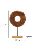 Mauro Ferretti Braune Holzskulptur 35x10x58 cm