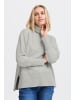 Pulz Strickpullover PZSTEFFI Relaxed fit in Light Grey Melange