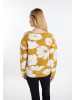 Usha Damen Strickpullover in Curry Weiss