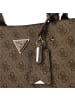 Guess Meridian II Schultertasche 29 cm in latte logo